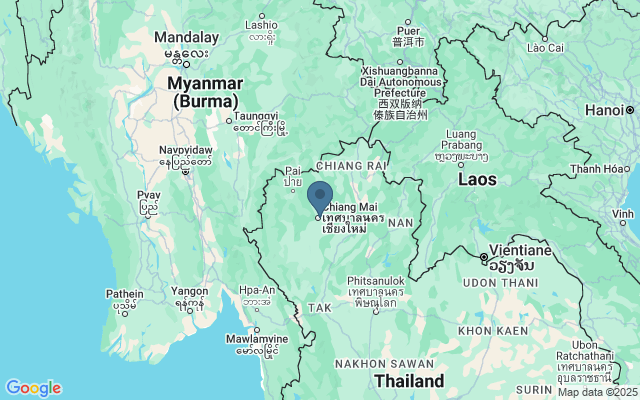 Kaart met locatie Chiang Mai Zoo
